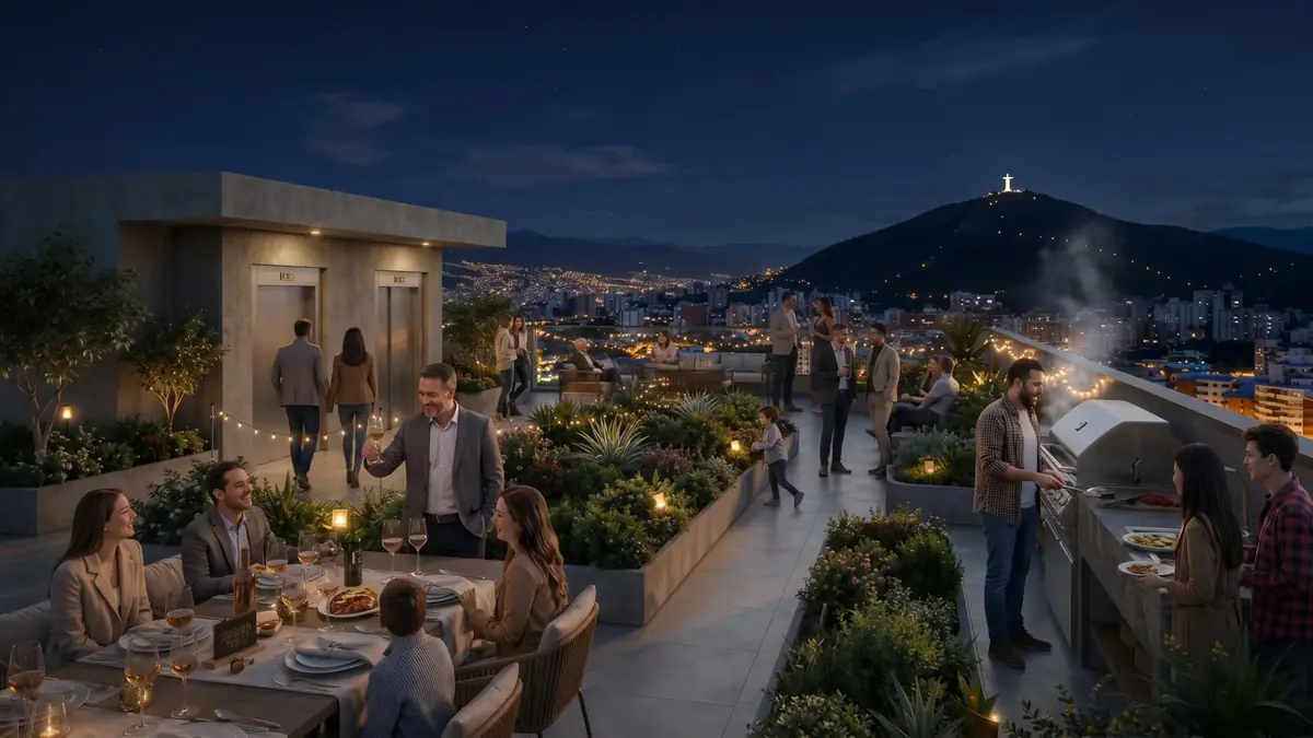 Terraza panorámica de Torre Blanca